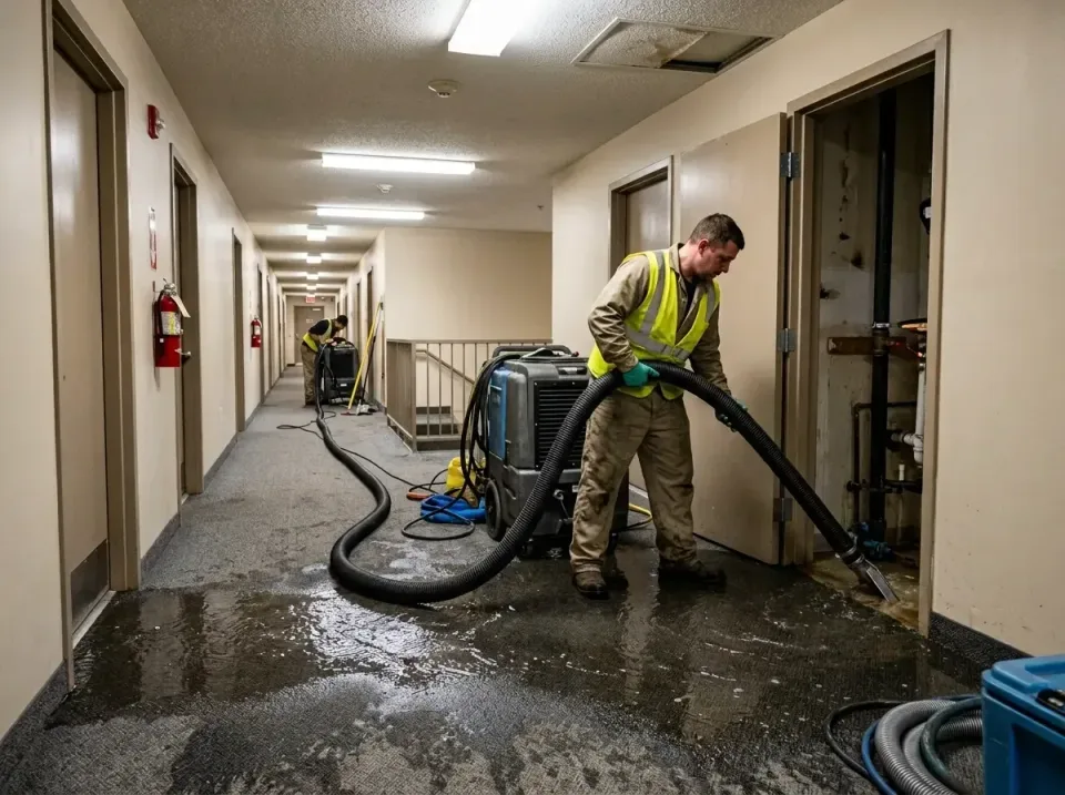 multi-unit-apartment-hallway-f-005 — frequently asked questions, Emergency Burst Pipe Water Extraction & Removal in Briganti…
